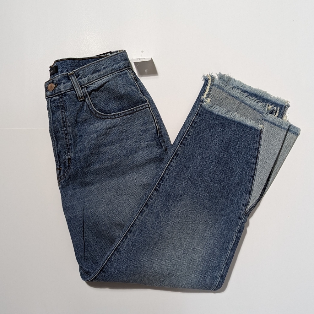 J BRAND 'Wynne' High Rise Crop Straight Jeans, Size 27 NWTS
